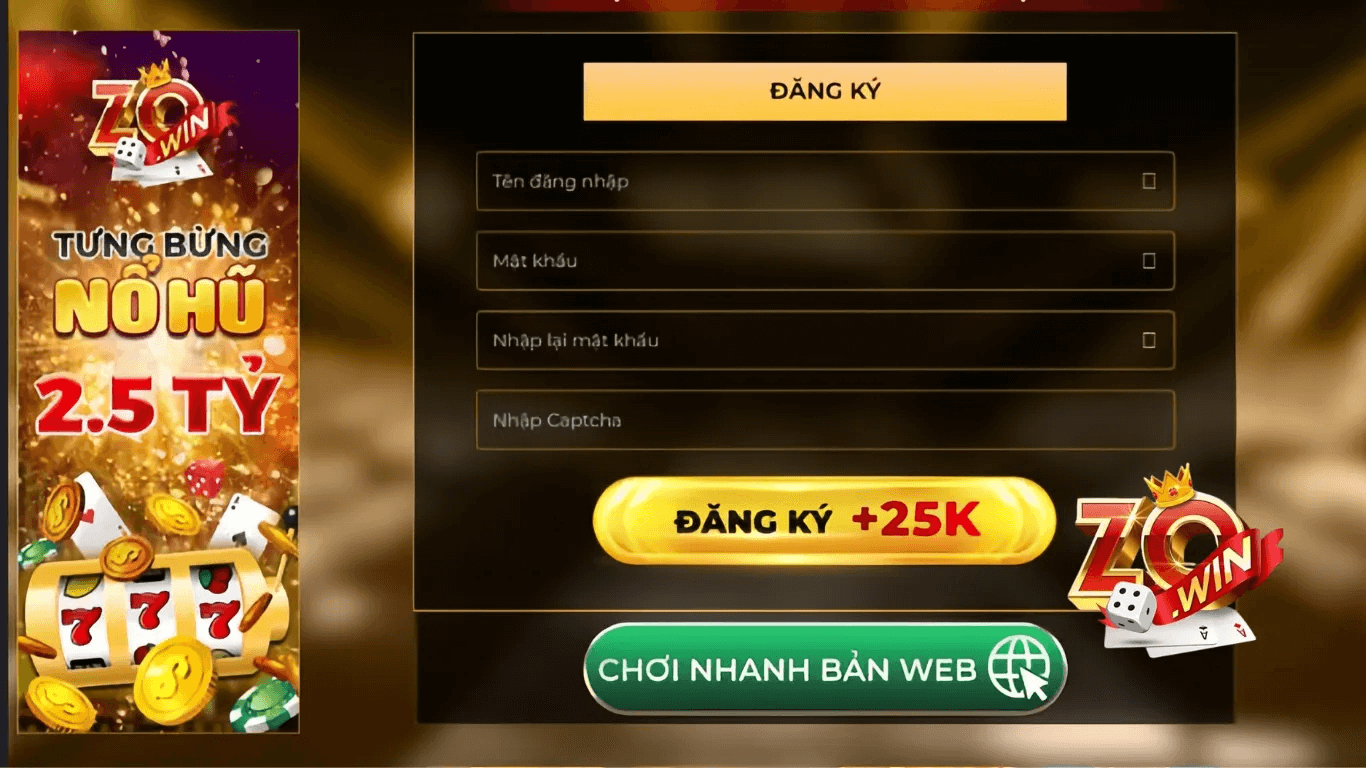 Những điều cần lưu ý khi đăng ký Zowin