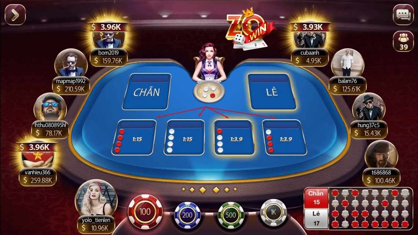 Giới thiệu game xanh chín - Xóc đĩa Zowin